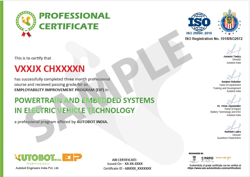 autobot-certificate